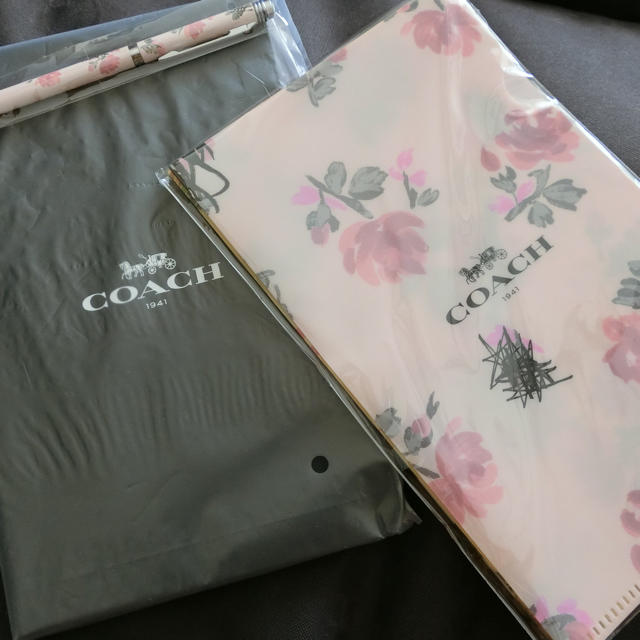 COACH(コーチ)のCOACH ステーショナリーセット インテリア/住まい/日用品の文房具(ノート/メモ帳/ふせん)の商品写真