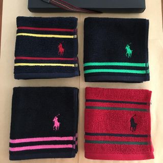 ラルフローレン(Ralph Lauren)の4枚⭐︎タオルハンカチ⭐︎ラルフローレン 新品 ギフト(ハンカチ)