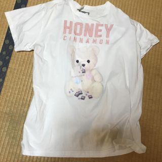 ハニーシナモン(Honey Cinnamon)のhoney cinnamon くま BIG Tシャツ  ハニーシナモン(Tシャツ(半袖/袖なし))