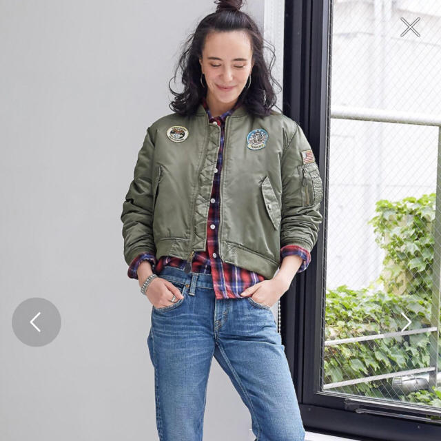 UNITED ARROWS green label relaxing(ユナイテッドアローズグリーンレーベルリラクシング)のgreen label relaxing MILTEC CB MA-1  レディースのジャケット/アウター(ブルゾン)の商品写真