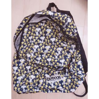 アウトドア(OUTDOOR)のOUTDOOR リュック backpack スヌーピー 【中古】(リュック/バックパック)