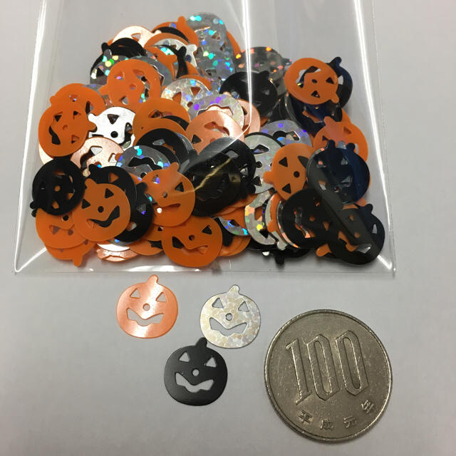 クラフトパーツ ハロウィン かぼちゃ ハンドメイドの素材/材料(各種パーツ)の商品写真
