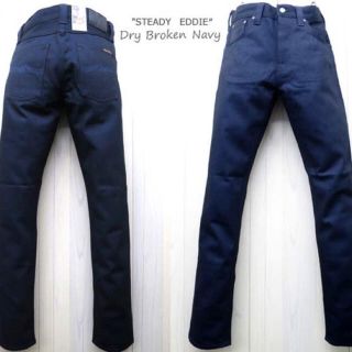 ヌーディジーンズ(Nudie Jeans)のNudie Jeans Steady Eddie DRY BROKEN NAVY(デニム/ジーンズ)