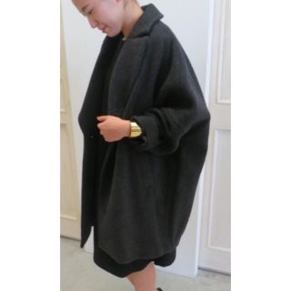 ENFOLD - ENFOLD 完売 コクーンコート 36 チャコールグレーの