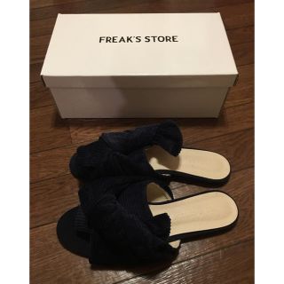 フリークスストア(FREAK'S STORE)のFREAKS STORE コーデュロイリボンサンダル(サンダル)