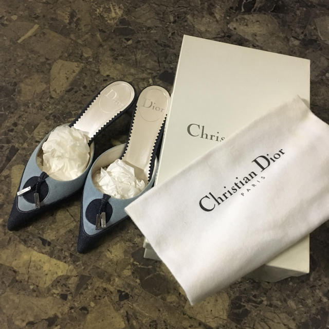 Christian Dior(クリスチャンディオール)の【ほぼ新品】Christian Dior ミュール レディースの靴/シューズ(ミュール)の商品写真