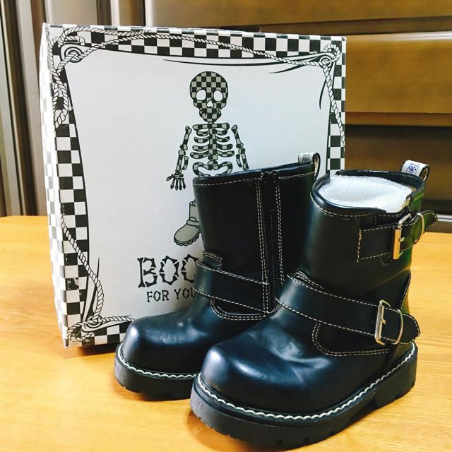 BOOSHOESレザーブーツ✩ kids レディースの靴/シューズ(ブーツ)の商品写真