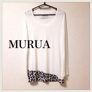 ムルーア(MURUA)のMURUA♡レオパードロンT(Tシャツ(長袖/七分))