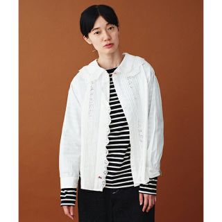 シャンブルドゥシャーム(chambre de charme)の【10/1までお取り置き】malle モノグラム風ブラウス(シャツ/ブラウス(長袖/七分))