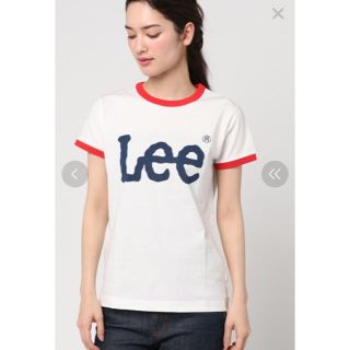 リー(Lee)のLee 別注リンガーロゴTシャツ レッド(Tシャツ(半袖/袖なし))