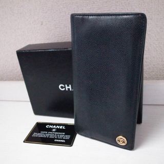 シャネル(CHANEL)のホイップ様専用♡シャネル 長財布 ココマーク 黒 レザー バッグ 財布 小物(財布)