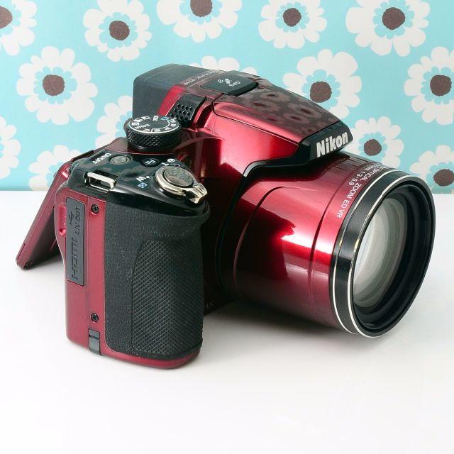 Nikon(ニコン)の✨赤い彗星✨スマホカメラとは別次元✨スマホ転送✨ニコン COOPLIX P510 スマホ/家電/カメラのカメラ(コンパクトデジタルカメラ)の商品写真