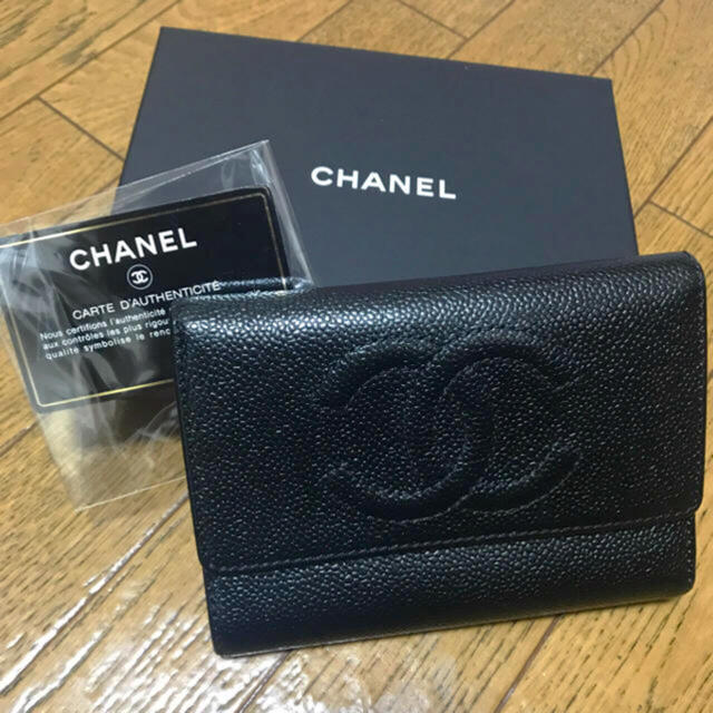 CHANEL(シャネル)のプラチナ  様 専用 シャネル キャビア フラップ 正規品 レディースのファッション小物(財布)の商品写真