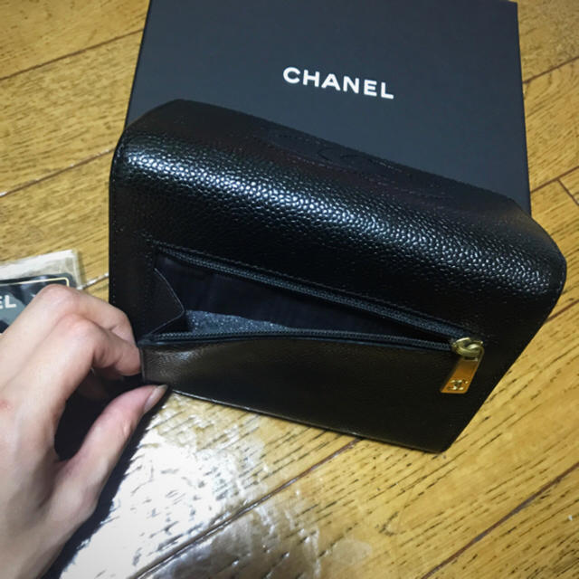 CHANEL(シャネル)のプラチナ  様 専用 シャネル キャビア フラップ 正規品 レディースのファッション小物(財布)の商品写真
