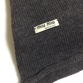 ミュウミュウ(miumiu)のミュウミュウ リブマフラー(マフラー/ショール)