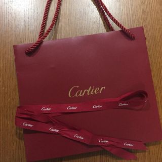 カルティエ(Cartier)のカルティエ 紙袋 ショッパー リボン付き(ショップ袋)