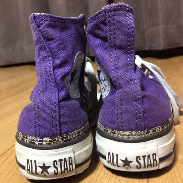 CONVERSE(コンバース)のALL☆STAR  ＊柄入り＊紫色 24センチ レディースの靴/シューズ(スニーカー)の商品写真