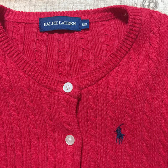 Ralph Lauren(ラルフローレン)のラルフローレンRALPH LAUREN カーディガン100 キッズ/ベビー/マタニティのキッズ服女の子用(90cm~)(カーディガン)の商品写真