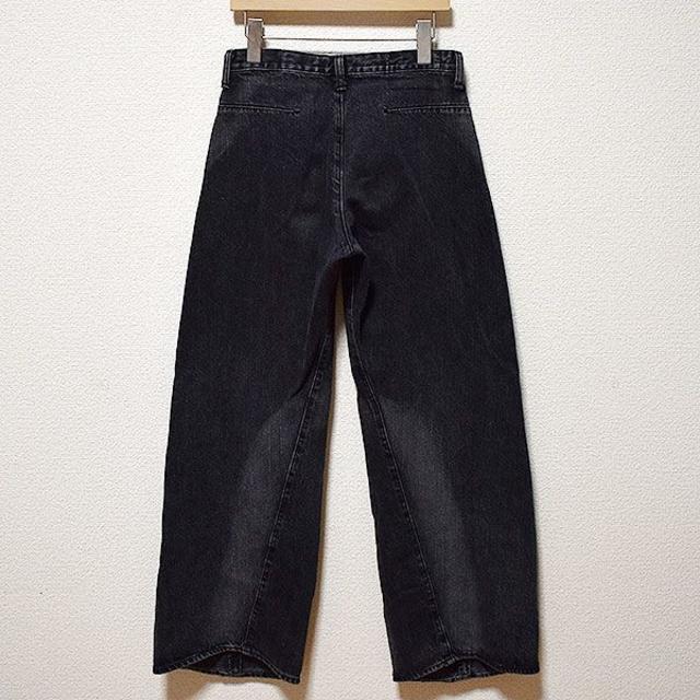 Levi's - Levi's リーバイス ブラックデニム ストレートワイドパンツの