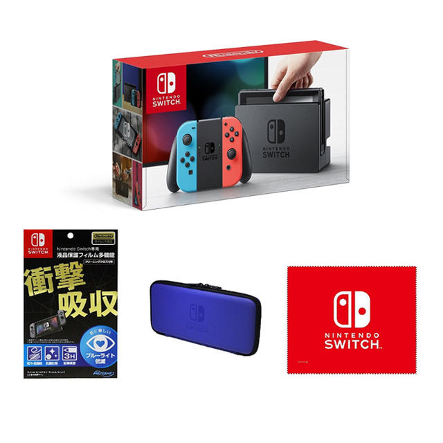 Nintendo Switch - 【本日発送】 Nintendo Switch 4点セットの通販 by ...