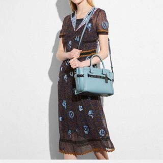 コーチ(COACH)のCOACH 2017新作 ID スワッガー 27 グラブタン レザー クラウド(ショルダーバッグ)