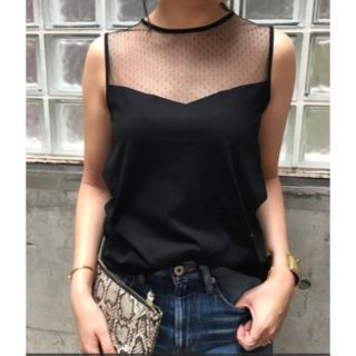 TODAYFUL Dot Tulle Tanktop ドットチュールタンクトップ