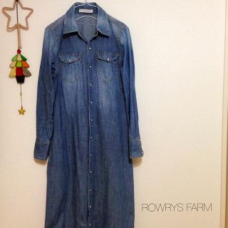 ローリーズファーム(LOWRYS FARM)のローリーズファーム ロング デニム シャツワンピース (ロングワンピース/マキシワンピース)