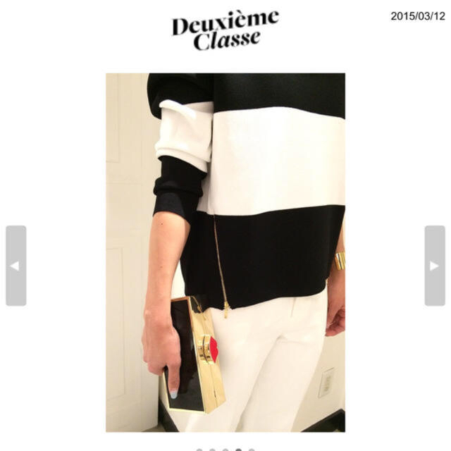 DEUXIEME CLASSE - ドゥーズィエムクラス ミラノリブトップス