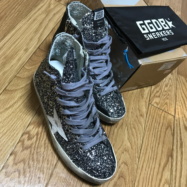 GOLDEN GOOSE - ゴールデングース超美品FRANCY36ハイカットラメ ...