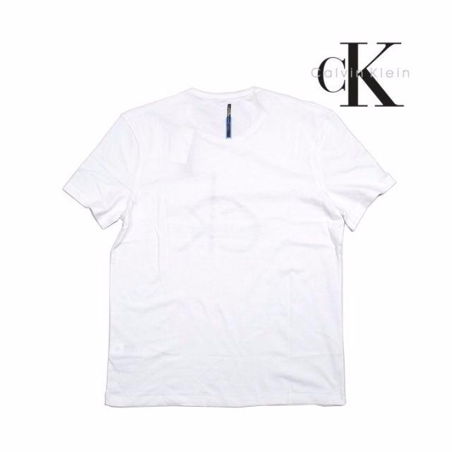 Calvin Klein(カルバンクライン)の【即日発送】カルバンクライン シンプルロゴTシャツ(S/ホワイト) メンズのトップス(Tシャツ/カットソー(半袖/袖なし))の商品写真