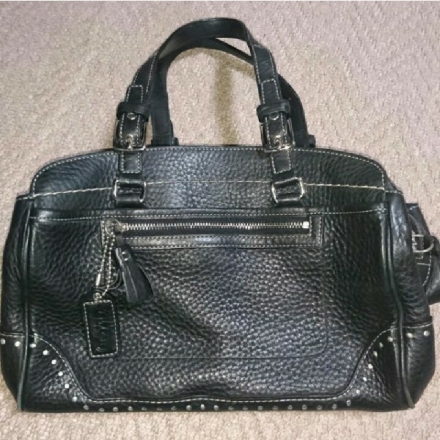 COACH(コーチ)の値下げします🎵COACH   ハンドバッグ   ブラック レディースのバッグ(ハンドバッグ)の商品写真