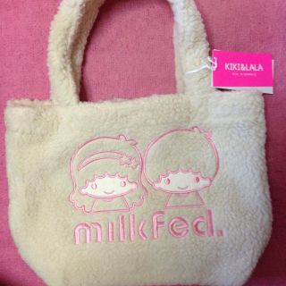 ミルクフェド(MILKFED.)のミルクフェド×キキララコラボトート♡(ハンドバッグ)