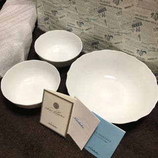 ノリタケ(Noritake)の【値下げOK】ノリタケ ボウル 3点 セット ホワイト シェールブラン(食器)