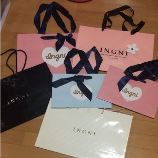 イング(INGNI)のINGNI ショップ袋 限定品 6点セット バラ売り可(ショップ袋)