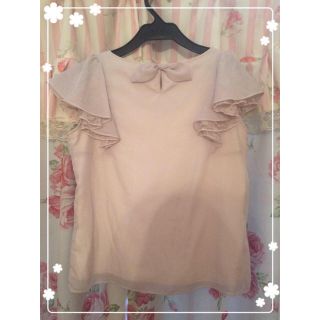 プロポーションボディドレッシング(PROPORTION BODY DRESSING)の【値下げ不可！】＊バックリボンブラウス＊(シャツ/ブラウス(半袖/袖なし))