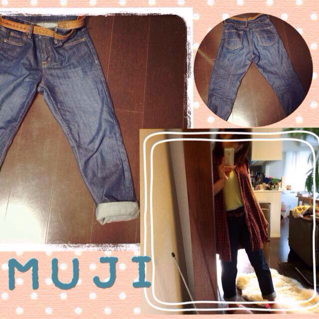 MUJI (無印良品)(ムジルシリョウヒン)のMUJI○ボーイズフレンドデニム👖 レディースのパンツ(デニム/ジーンズ)の商品写真