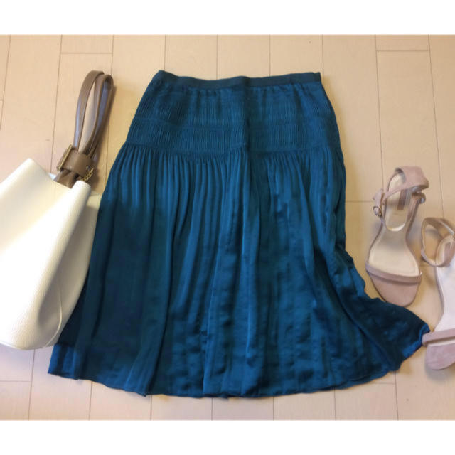 TOMORROWLAND(トゥモローランド)のトゥモローランド ボールジィ 秋色プリーツスカート レディースのスカート(ひざ丈スカート)の商品写真