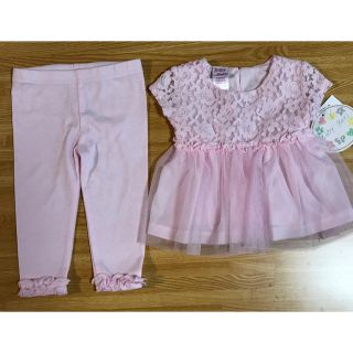 カーターズ(carter's)の週末限定値下げ！★新品★baby beri 6-9m レース付きワンピース(ワンピース)