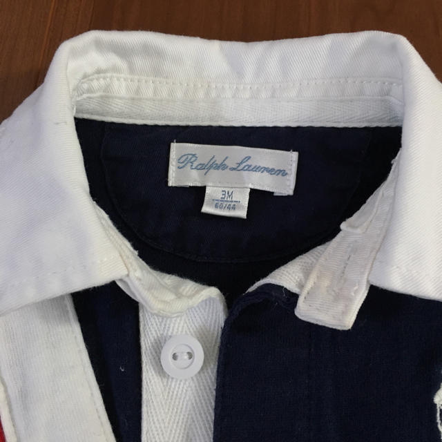 Ralph Lauren(ラルフローレン)のラルフローレン 3M ロンパース 長袖  キッズ/ベビー/マタニティのベビー服(~85cm)(ロンパース)の商品写真