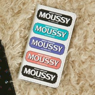 マウジー(moussy)のMOUSSYロゴデザインiPhone7ケース(iPhone6/6s使用可)(iPhoneケース)