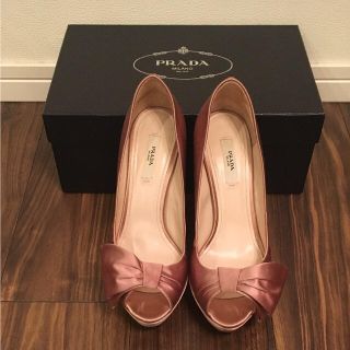 プラダ(PRADA)のPRADA プラダ リボン パンプス 正規店購入(ハイヒール/パンプス)