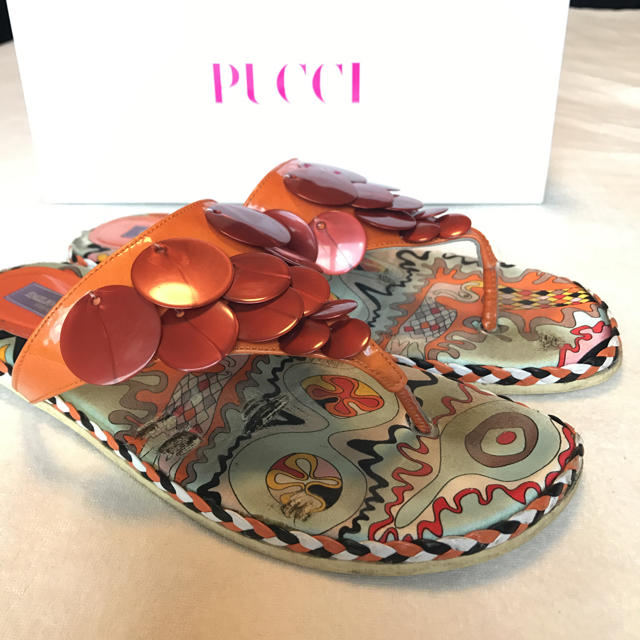 EMILIO PUCCI(エミリオプッチ)の 処分値☆EMILIO PUCCI サンダル 38 エミリオプッチ レディースの靴/シューズ(サンダル)の商品写真