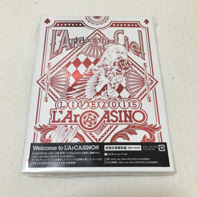 新品 L'Arc-en-Ciel ラルカジノ 初回盤 Blu-ray+2CD | フリマアプリ ラクマ 新品 L'Arc-en-Ciel ラルカジノ 初回盤 Blu-ray+2CD | フリマアプリ ラクマ