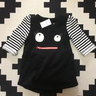 ベビーギャップ(babyGAP)のbabyGAP  ❤︎ 新品 モンスター ワンピース ❤︎80(ワンピース)