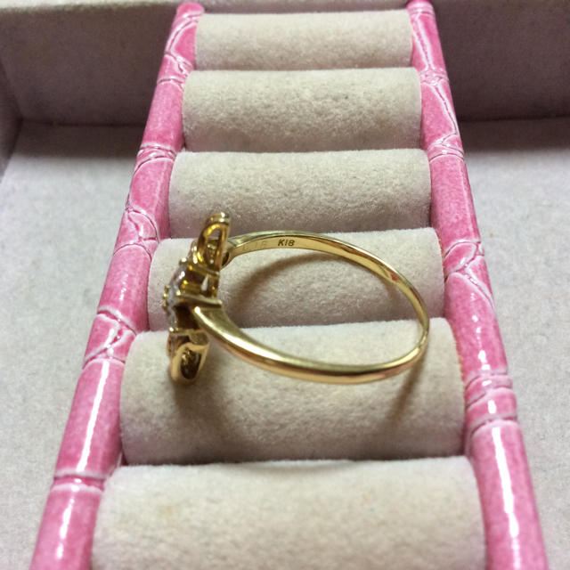 期間限定価格！18金マーキスカットダイヤリング#17 レディースのアクセサリー(リング(指輪))の商品写真