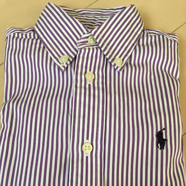 Ralph Lauren(ラルフローレン)のラルフローレン長袖ストライプシャツ キッズ/ベビー/マタニティのキッズ服男の子用(90cm~)(Tシャツ/カットソー)の商品写真