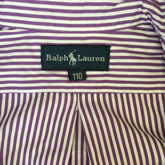 Ralph Lauren(ラルフローレン)のラルフローレン長袖ストライプシャツ キッズ/ベビー/マタニティのキッズ服男の子用(90cm~)(Tシャツ/カットソー)の商品写真