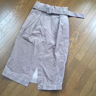 ダブルクローゼット(w closet)のw closet コーデュロイスカート(ひざ丈スカート)