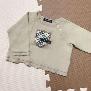 バーバリー(BURBERRY)の♡バーバリー80cm❤︎カシミヤ入り長袖コットンニット♡(ニット/セーター)