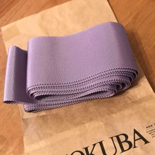 ヴェラウォン(Vera Wang)のMOKUBA 木馬 サッシュリボン  パープル(ベルト)